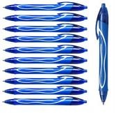 DŁUGOPISY ŻELOWE GELOWE 10szt BIC 0.7mm DŁUGOPIS