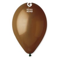 Balony pastelowe brązowy #048, 26 cm 100 szt.