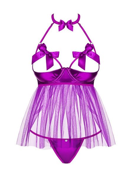 Babydoll i Stringi - Obsessive Delishya S/M zdjęcie 3
