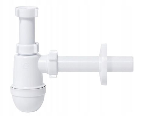 ZESTAW: SYFON UMYWALKOWY DO UMYWALKI + KOREK KLIK-KLAK Z PRZELEWEM na Arena.pl
