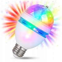 tg80287 kula dyskotekowa żarówka led projektor disco obrotowa