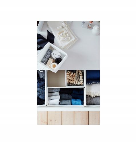 IKEA SKUBB pudełka pojemniki do komody x6 białe na Arena.pl