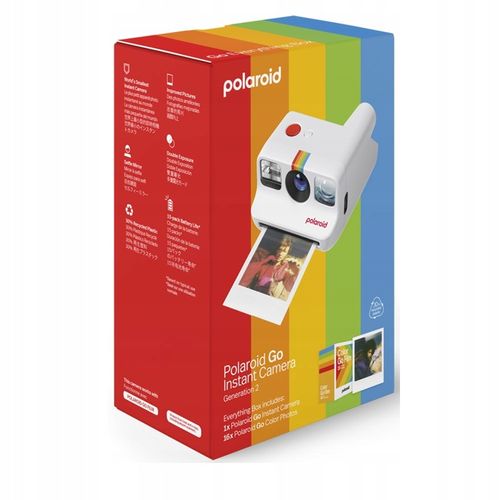 Aparat Polaroid Go 2 E-box Bialy + wkłady 16 zdjęć na Arena.pl