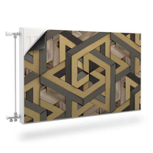 MASKOWNICA Magnetyczna Na Grzejnik Abstrakcyjna Mozaika 120cm x 60cm na Arena.pl