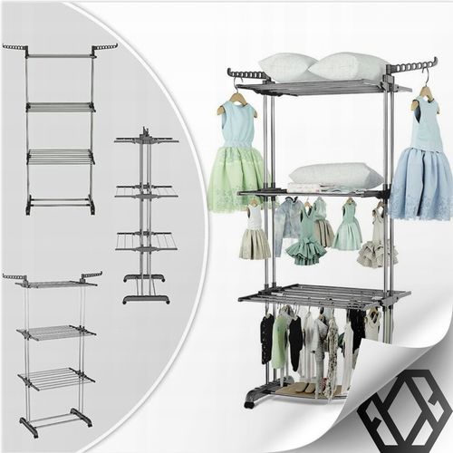 SUSZARKA NA PRANIE STOJĄCA NA UBRANIA PIONOWA NA BALKON ZEWNĘTRZNA MOCNA na Arena.pl