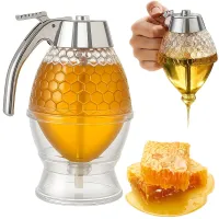 Dozownik na miód dyspenser nalewak pojemnik do miodu syropu czekolady 200ml