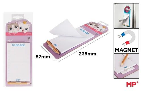 NOTES MAGNETYCZNY NA LODÓWKĘ Z OŁÓWKIEM KOTKI MAIN PAPER na Arena.pl