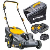 KOSIARKA AKUMULATOROWA 20V 4AH ŁADOWARKA 2X BATERIA MOCNA DUŻY KOSZ 42L