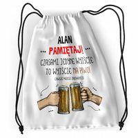 Plecak Dla Alana Sportowy Szkolny Worek Torba Z Nadrukiem Ze Zdjęciem