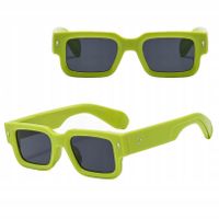 OKULARY PRZECIWSŁONECZNE filtr UV400 Zielone damskie męskie + ETUI+ŚCIERKA