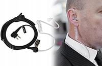 Radiowy zestaw słuchawkowy z anteną akustyczną Walkle Talkle ochroniarz