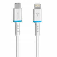 Kabel Przewód Reinston Lightning - USB-C 1,2 metra Biały