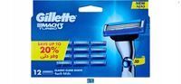 TURBO MACH3 12 SZTUK - TAK GOLI ORYGINALNY NOŻYK GILLETTE !