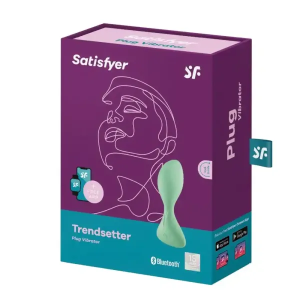 Plug-Vibrator Trendsetter Connect App (Light Green) zdjęcie 3