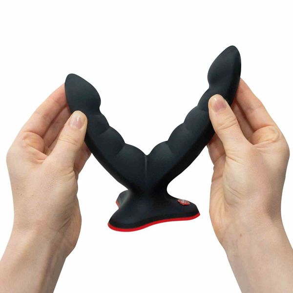 Dildo Podwójne Fun Factory Ryde Czarne zdjęcie 6