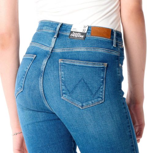 WRANGLER HIGH RISE MID INDIGO W27HVQX8E 26/30 na Arena.pl