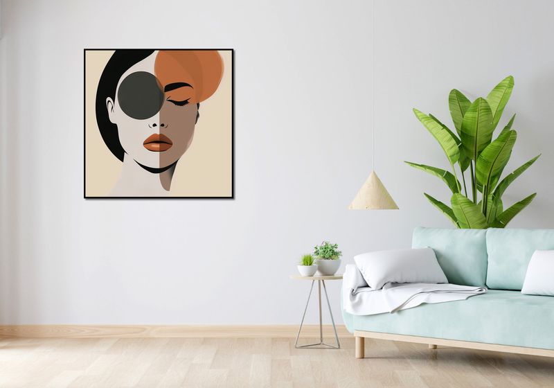 Plakat 90x90cm Dwie Strony Piękna zdjęcie 4