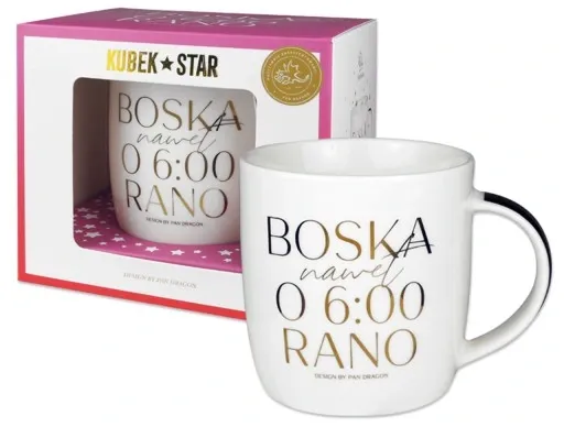 PREZENT KUBEK BOSKA NAWET O 6 RANO zdjęcie 1