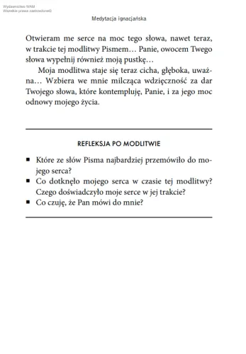 Medytacja ignacjańska. Wprowadzenie do modlitwy Pismem Świętym na Arena.pl