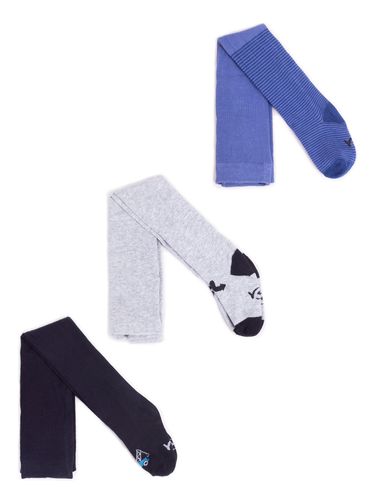 Rajstopy chłopięce bawełniane we wzory 3PAK 68-74 YOCLUB na Arena.pl