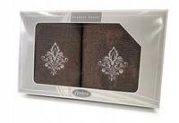 Komplet 2 ręczników Gift 50 70 Greno brązowy w5