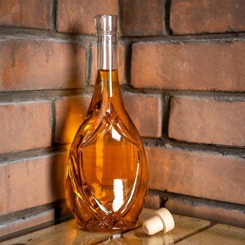 5x BUTELKA ICONA 500 ml NA NALEWKI WINO BIMBER WÓDKĘ SOKI LIKIERY Z KORKIEM na Arena.pl