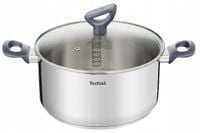 Zestaw garnki patelnia TEFAL Daily Cook stal indukcja 11el