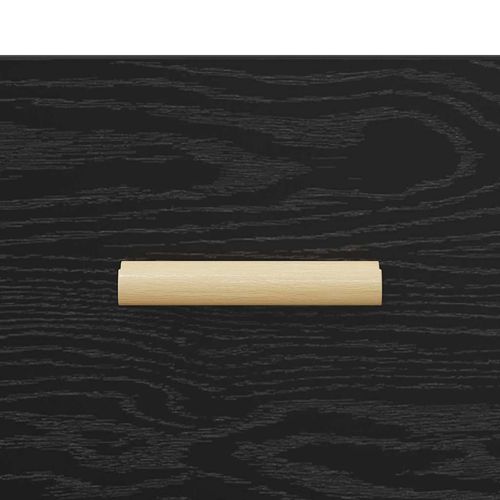 Bufet Czarny dąb 34.5 x 34 x 90 cm Materiał drewnopochodny na Arena.pl