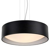 LAMPA wisząca VERO 10452302 Kaspa metalowa OPRAWA okrągły zwis czarny