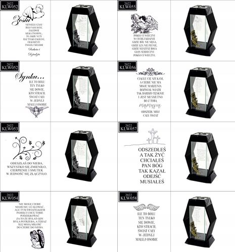 NOWOCZESNY ZNICZ z grawerem personalizowany twój napis kochanym dziadkom na Arena.pl