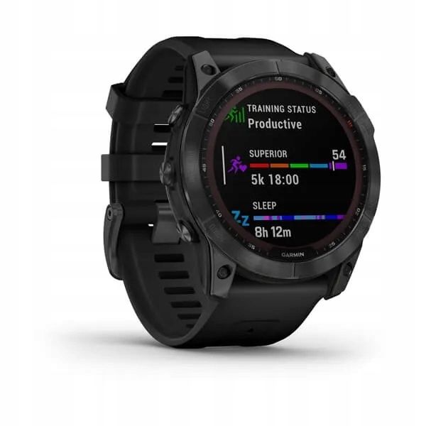 Garmin Fenix 7X Solar czarny zdjęcie 6