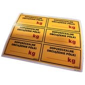 Dopuszczalne Obciążenie Półki Kg Arkusz 6 Naklejek