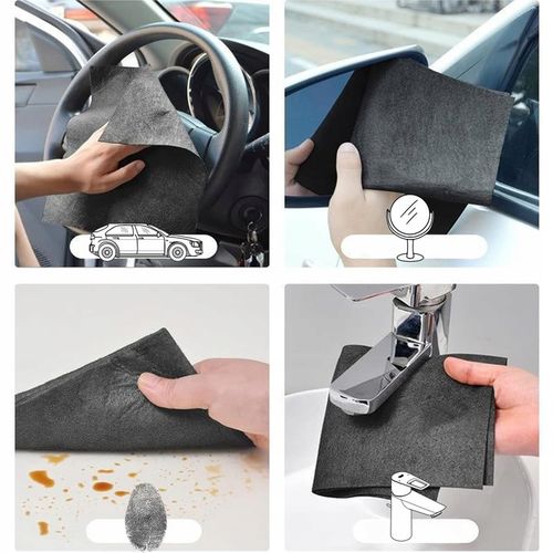 MAGICZNA ŚCIERECZKA SZMATKA ŚCIERKA DO SZYB OKIEN BEZ SMUG 30x40CM X 8SZT na Arena.pl