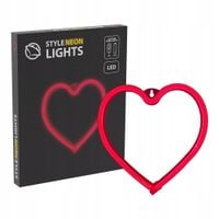 NEON LED na ścianę neony do pokoju SERCE lampka nocna USB 5V WALENTYNKI