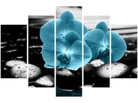 100CM 150CM OBRAZ 5 ELEM STORCZYK KAMIENIE ŚCIENNY