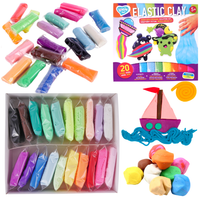 Zestaw Kreatywny Plastelina Ciastolina Kolorowa Masa Modelowanie 70140