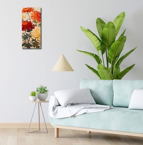 Obraz 20x50cm Tańczące Chryzantemy na Arena.pl