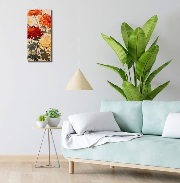 Obraz 20x50cm Tańczące Chryzantemy zdjęcie 2