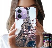 ETUI DO OPPO A40 / A40M - PARYŻ WIEŻA EIFFLA PIĘKNE MIEJSCA PLECKI