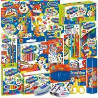 Wyprawka szkolna XXL, Bambino, 17 elementów, zestaw plastyczny do szkoły