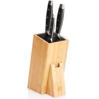 Stojak na noże bambusowy 10,5x16,5x24,5 cm