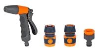 zraszacz pistoletowy plastikowy + 3 złączki tpr - e-200-0233