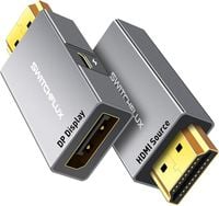 Adapter HDMI do Displayport HDMI do Displayport 4k@60Hz aluminiowy