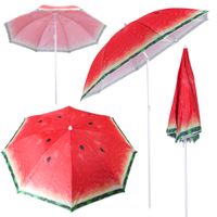 Parasol Ogrodowy Plażowy Duży Regulowany Składany Łamany 150cm Arbuz
