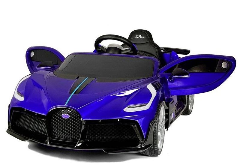Auto na Akumulator Bugatti Divo Niebieski Lakier zdjęcie 4