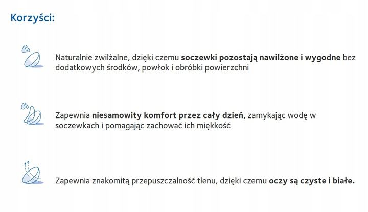 Soczewki Biofinity 3 szt. moc -1,50 BC 8,6 zdjęcie 2