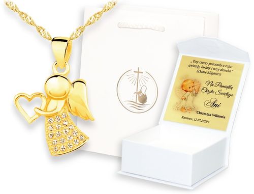 PAMIĄTKA CHRZTU CHRZEST ŚWIĘTY ANIOŁEK ANIOŁ STRÓŻ na Arena.pl
