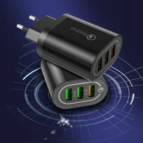 SZYBKA Ładowarka sieciowa QC 3.0 3xUSB Kostka Szybkie Ładowanie Mocna na Arena.pl