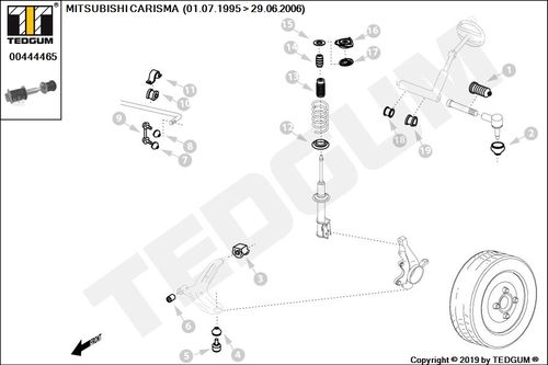 CARISMA ŁĄCZNIK STABILIZATORA PRZEDNIEGO DA5A na Arena.pl
