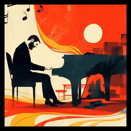 Plakat 40x40cm Pianista na Arena.pl